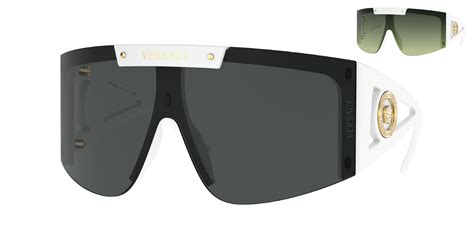 versace 4393 sunglasses white|Versace irregular biggie sunglasses.